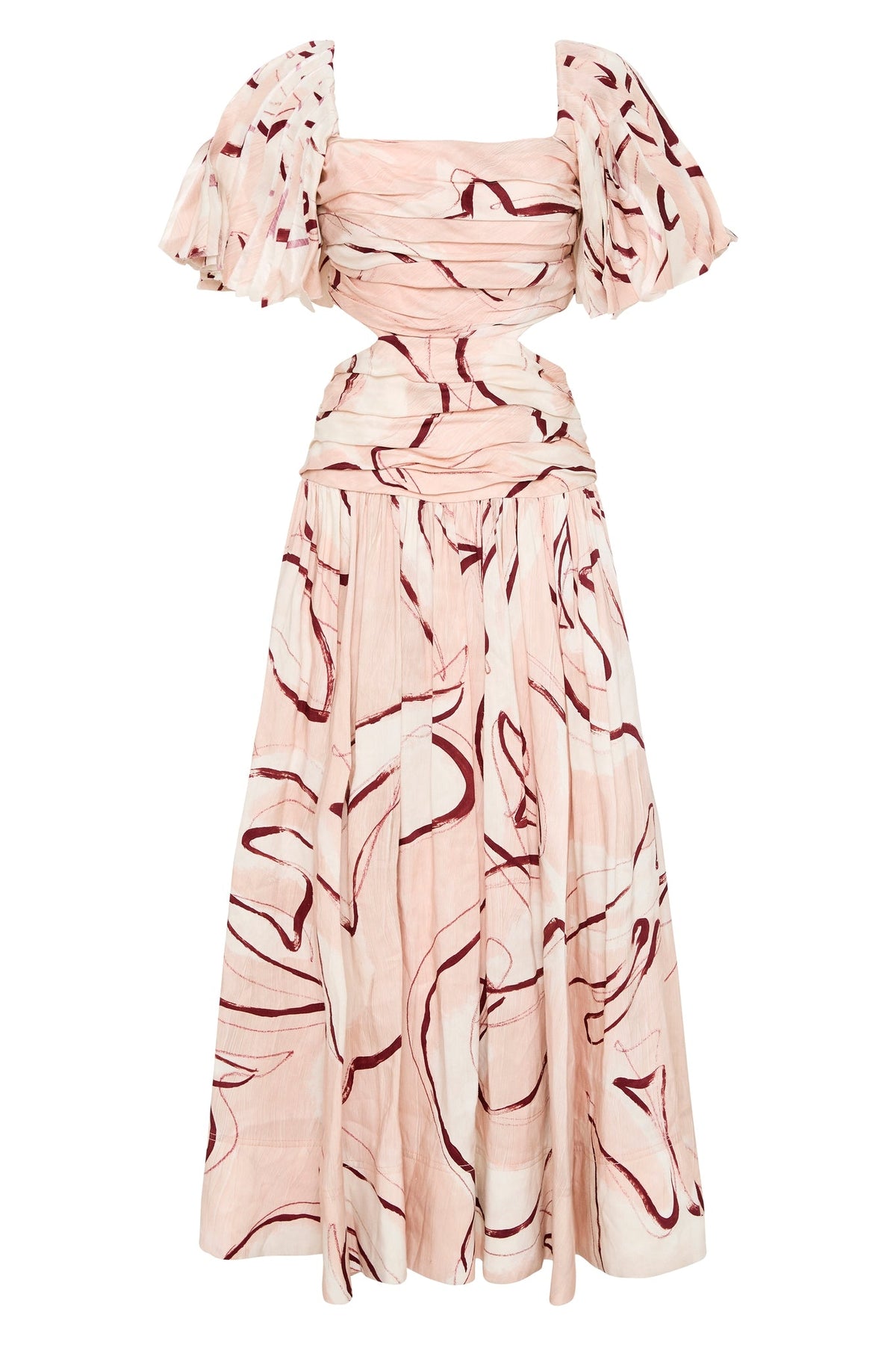 Women Marianne Ruched Midi Dress | Aje
