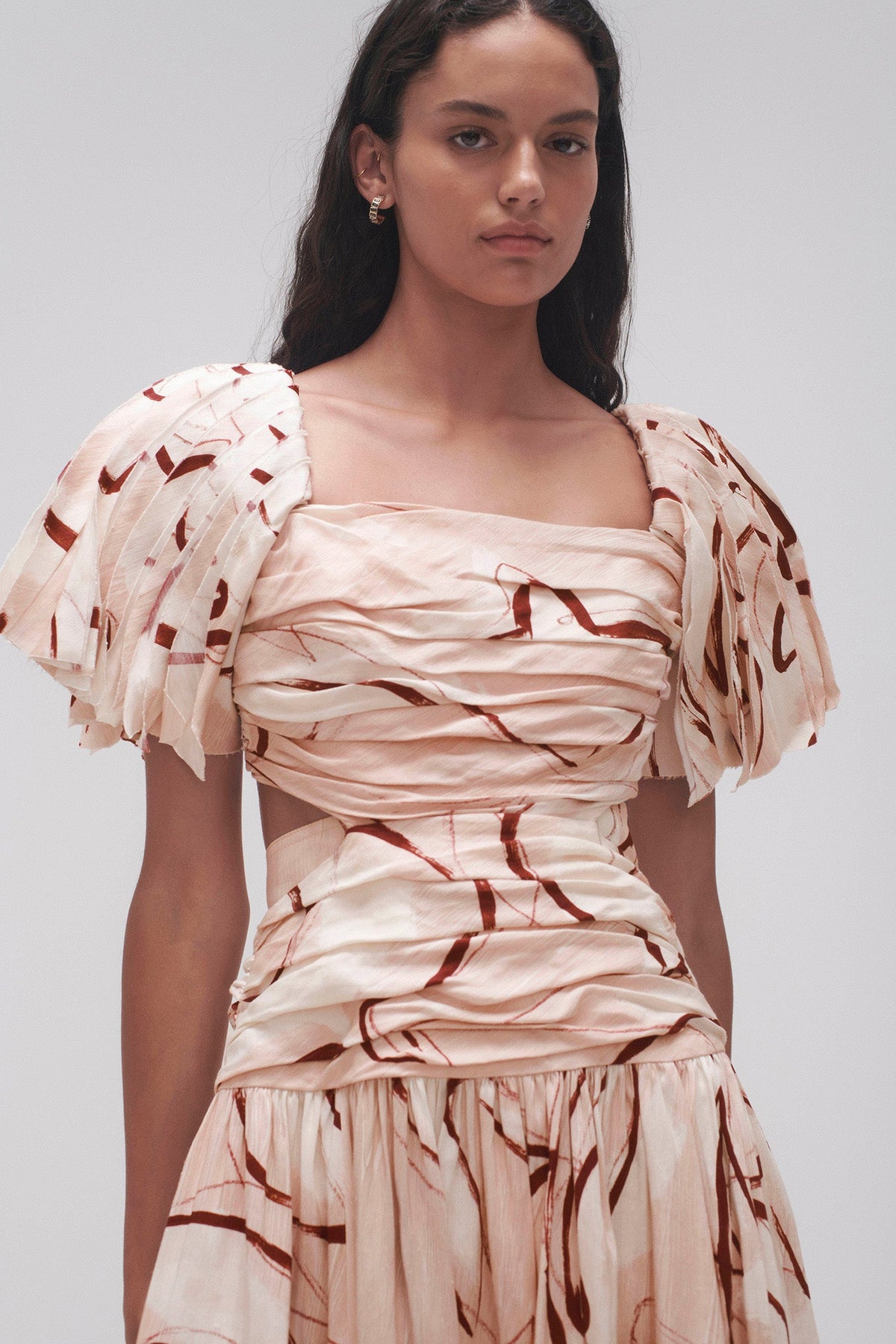 Women Marianne Ruched Midi Dress | Aje