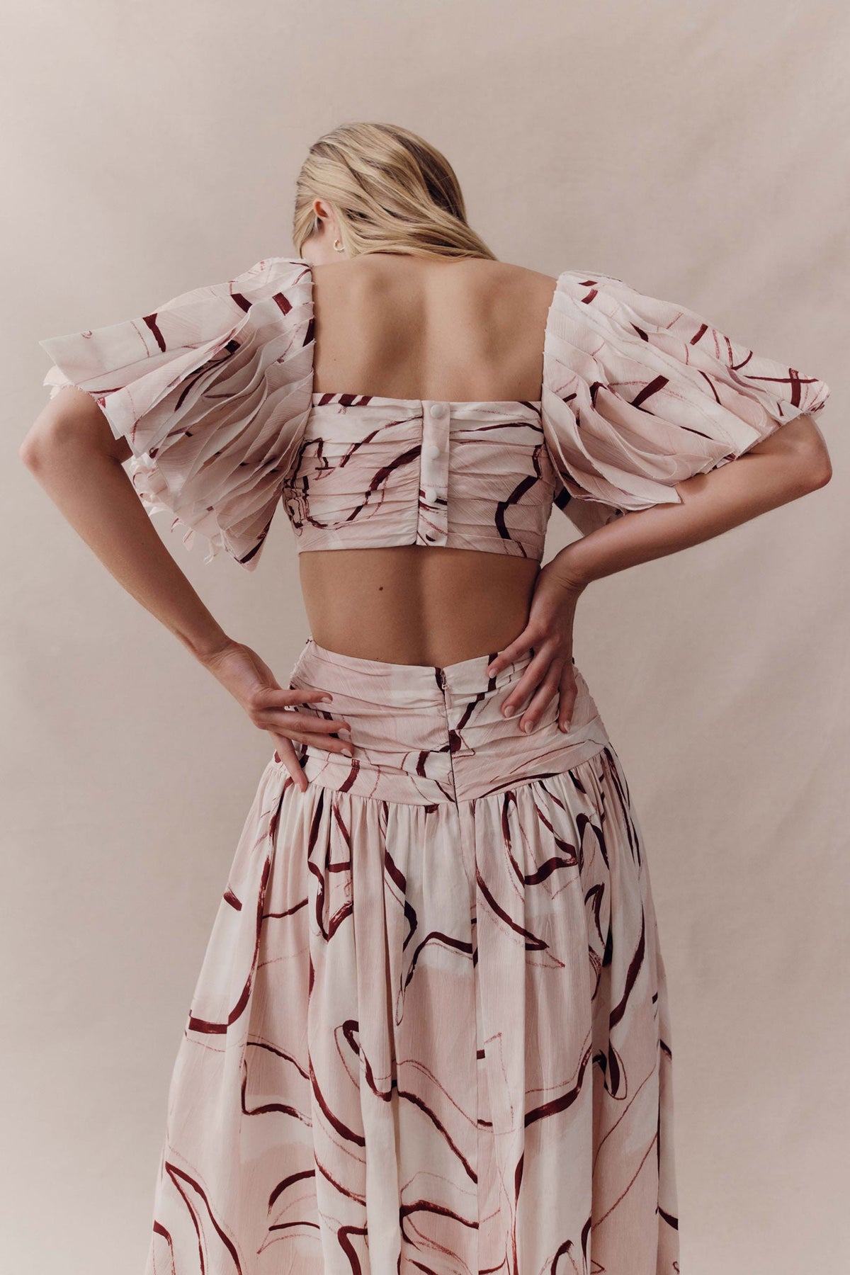 Women Marianne Ruched Midi Dress | Aje