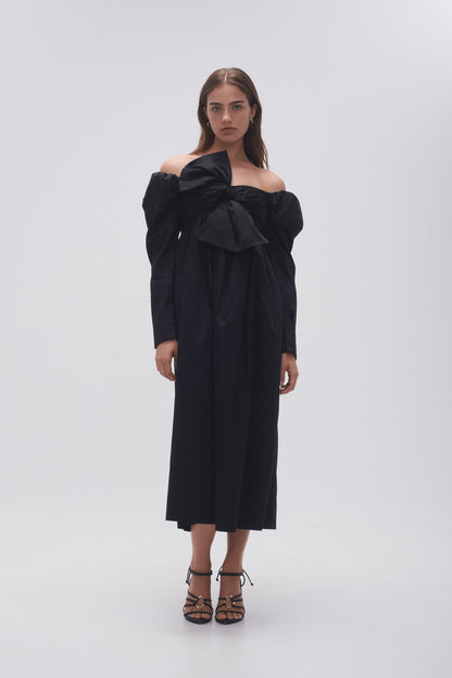 Women Valentina Bow Midi Dress | Aje