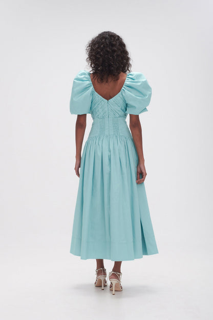 Women Gabrielle Plunge Midi Dress | Aje