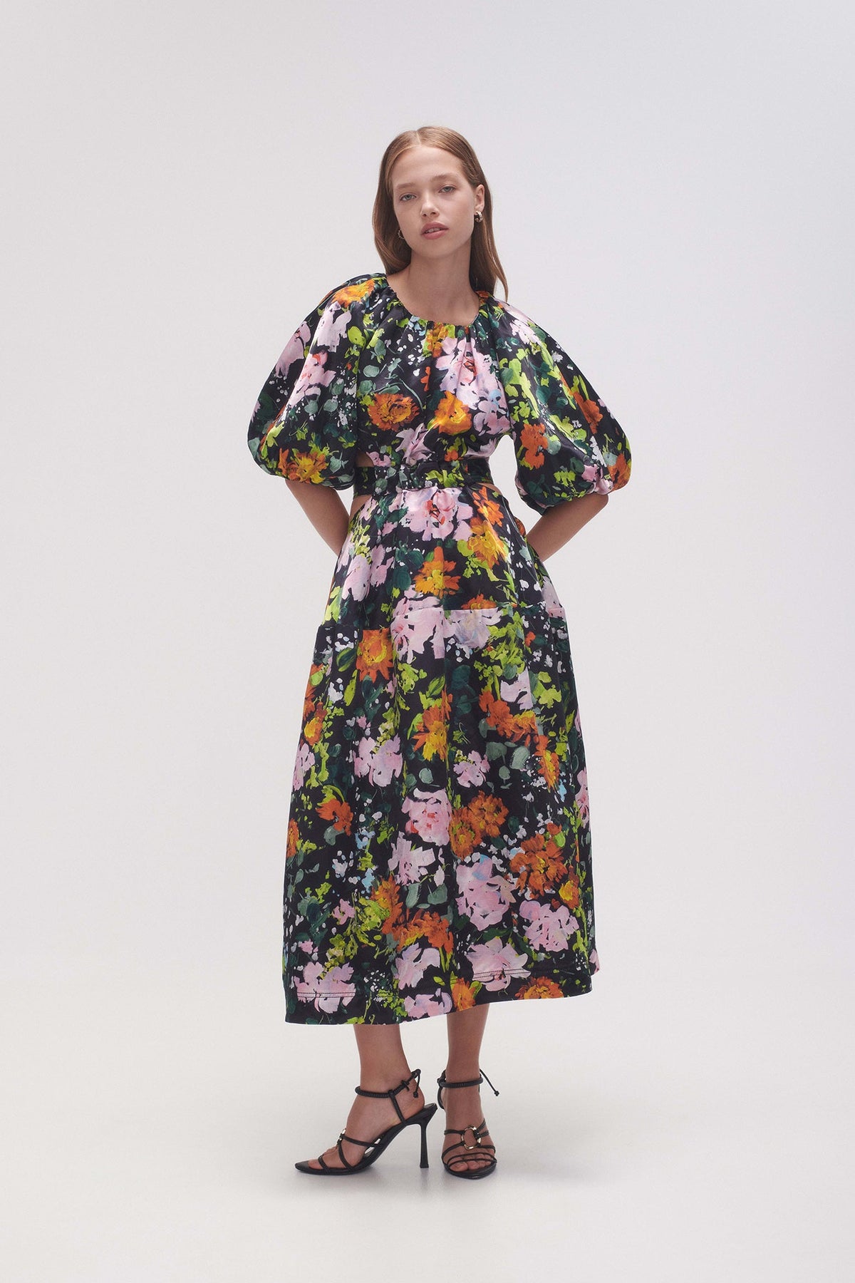Women Mimosa Cutout Midi Dress | Aje