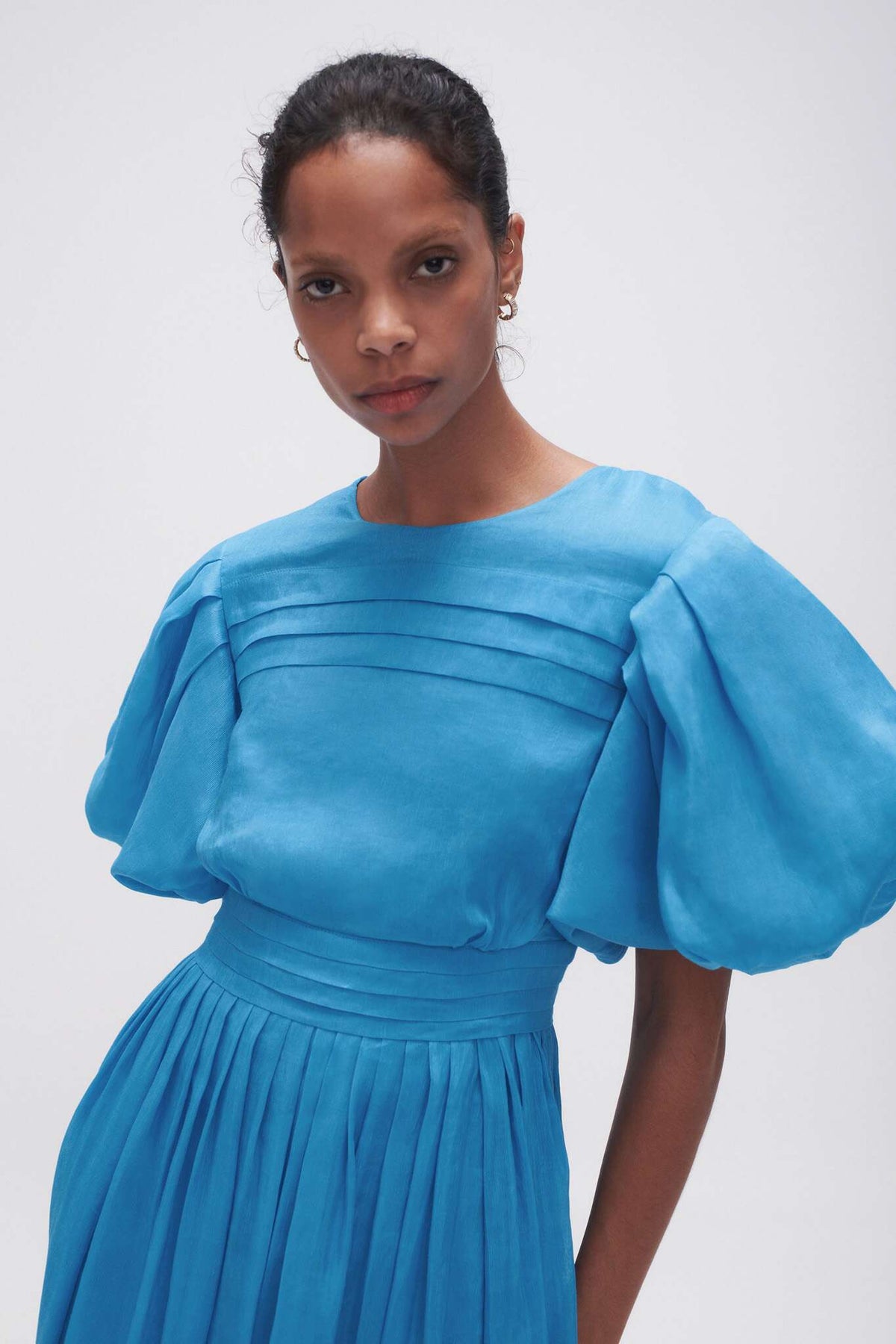 Women Sylvia Pintuck Midi Dress | Aje