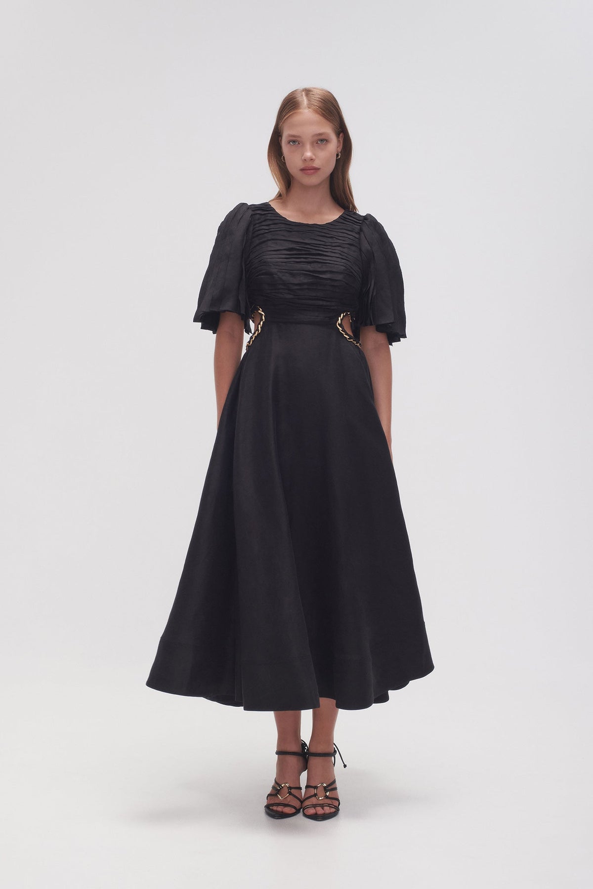 Women Monica Chainlink Midi Dress | Aje