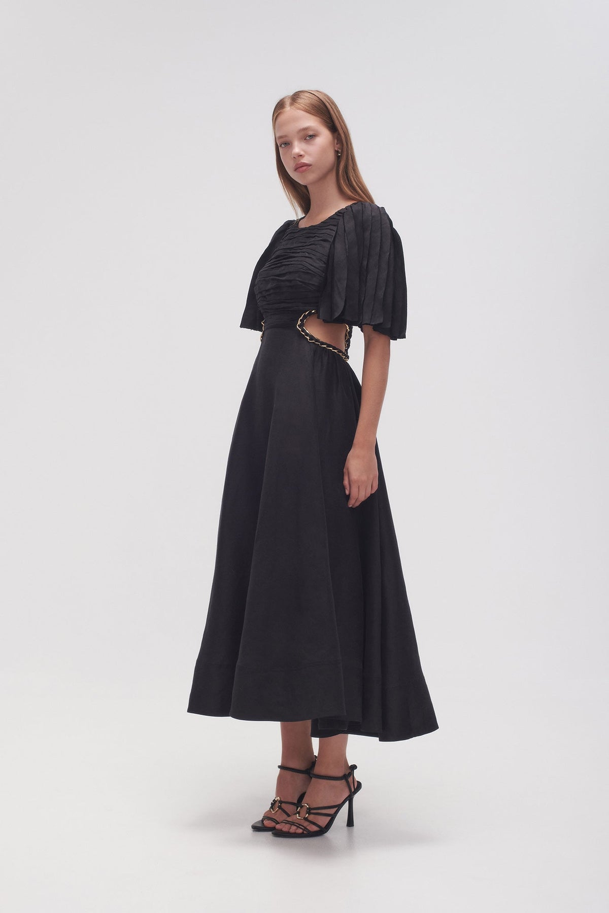 Women Monica Chainlink Midi Dress | Aje