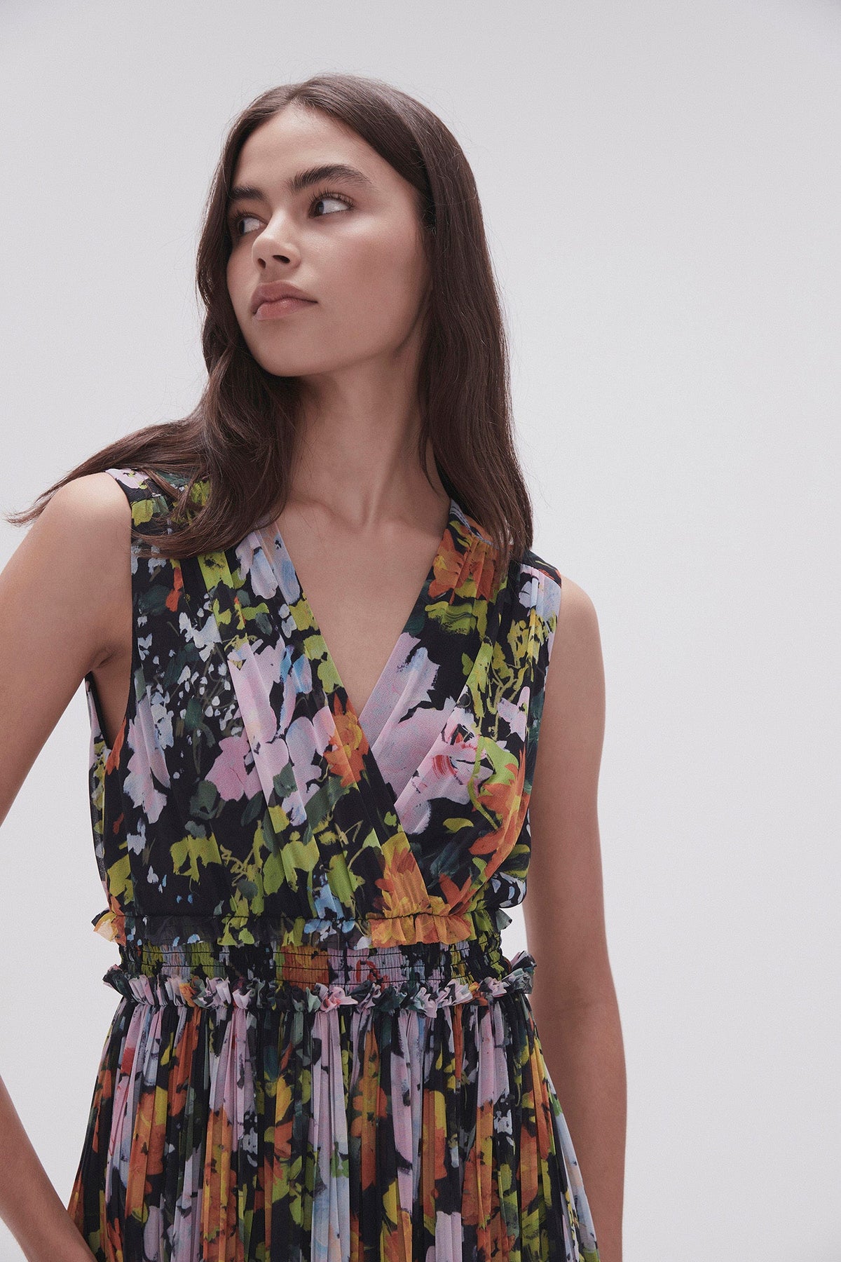 Women Marlowe Shirred Midi Dress | Aje