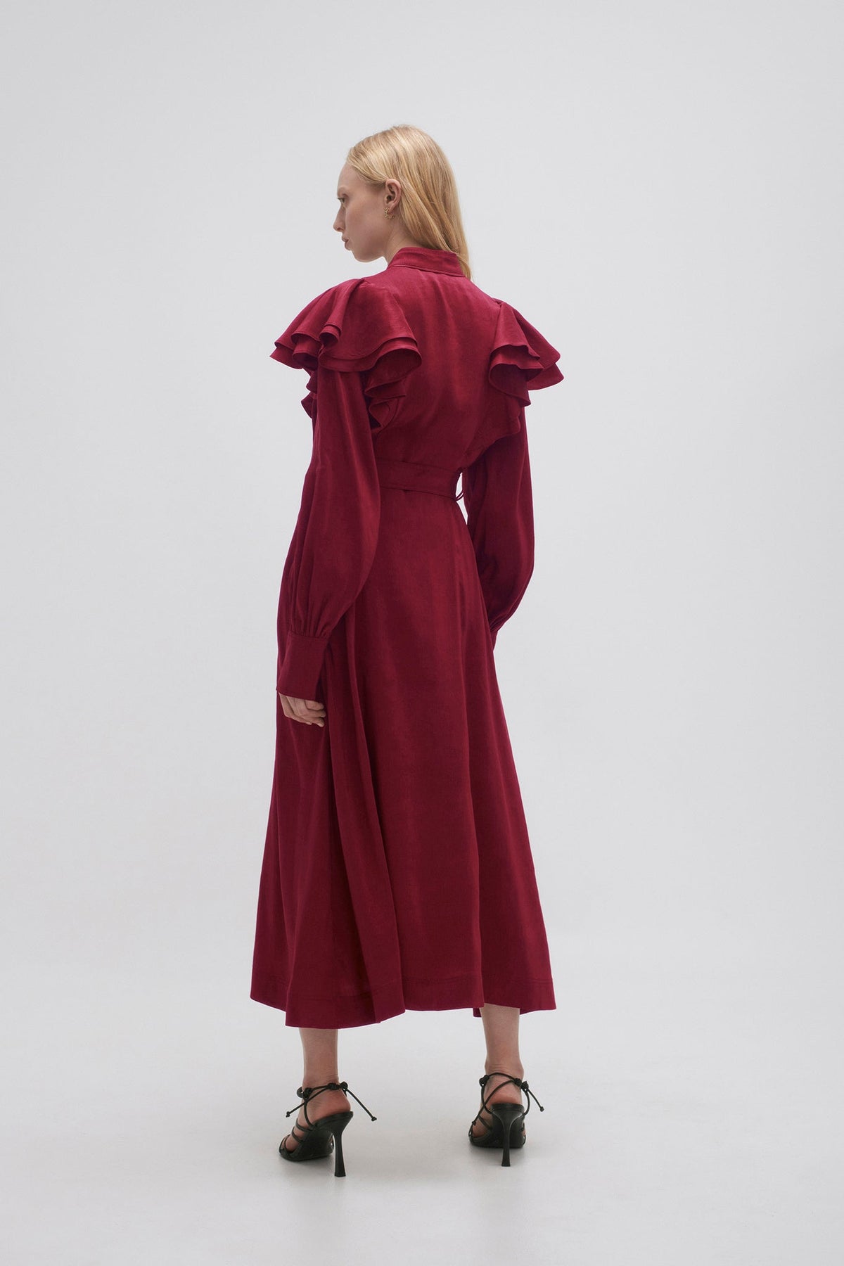 Women Isabella Belted Midi Dress | Aje
