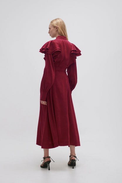 Women Isabella Belted Midi Dress | Aje