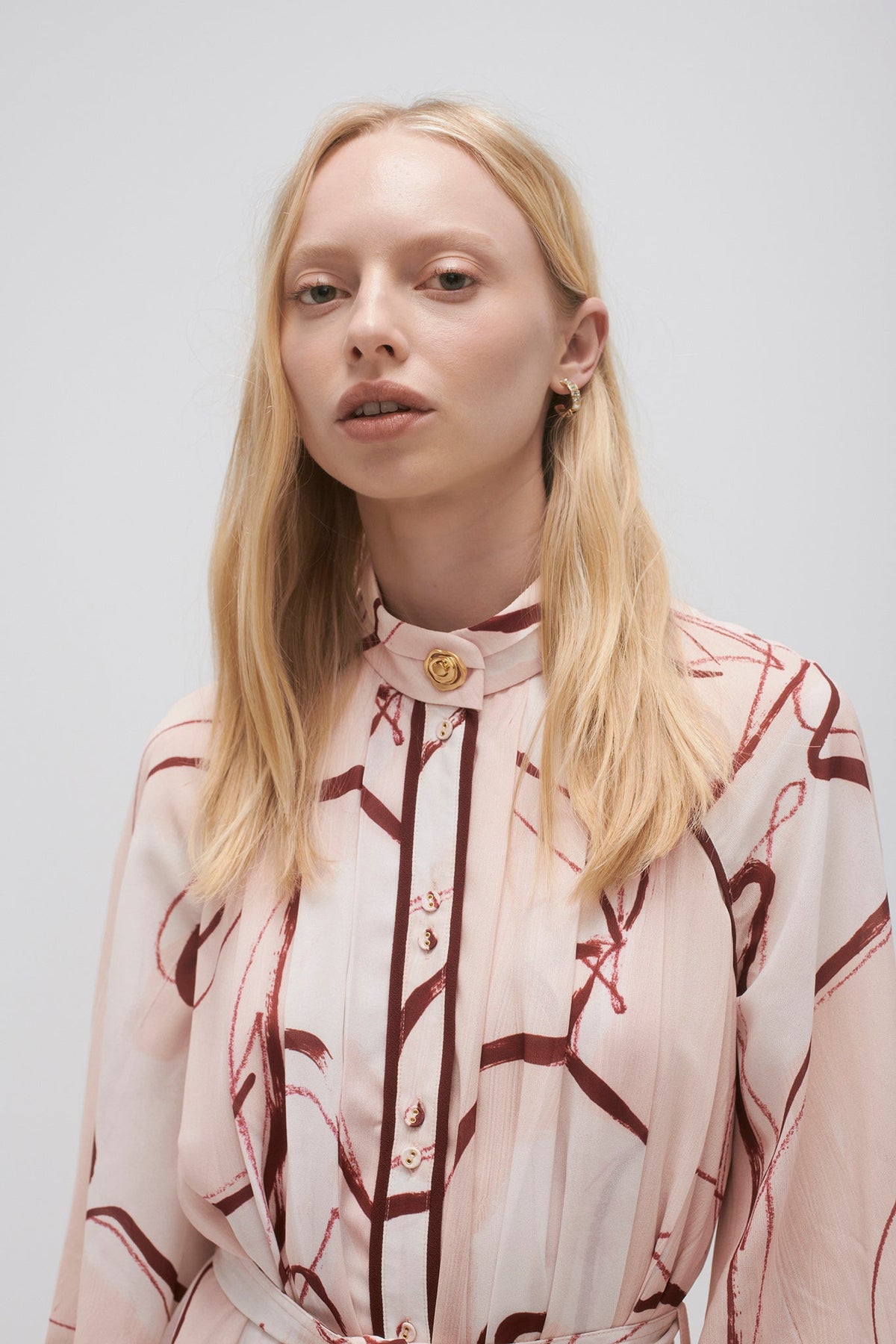 Women Beatrice Pleated Midi Dress | Aje