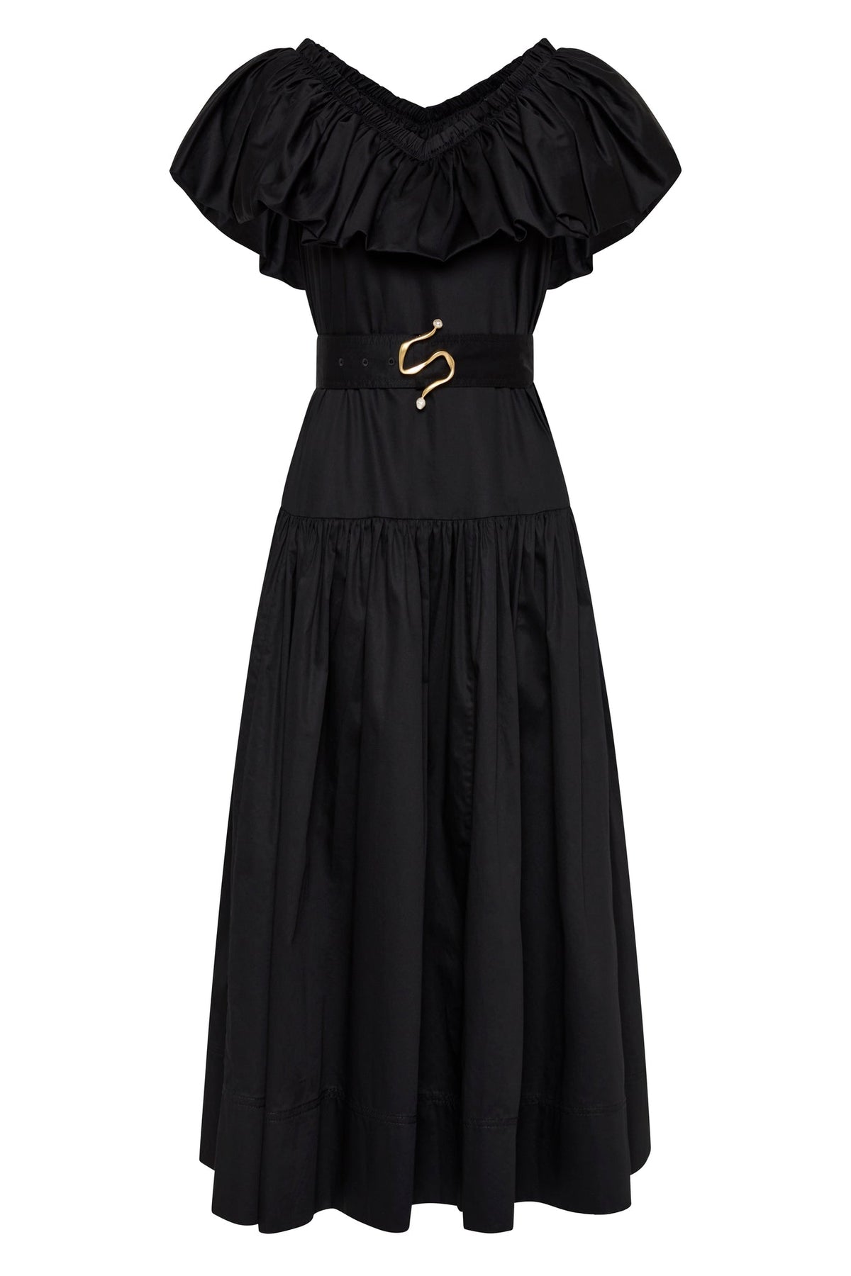 Women Alma Bubble Frill Midi Dress | Aje