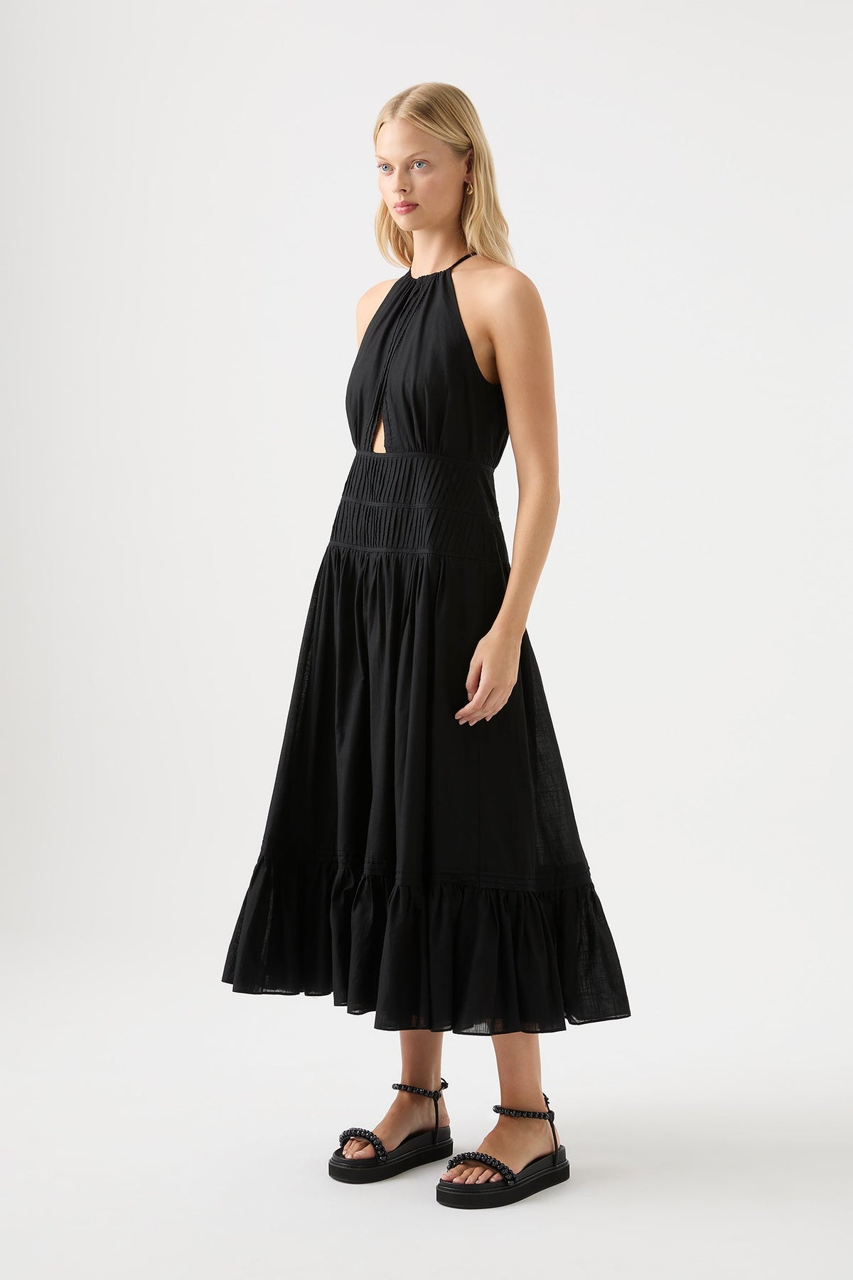 Women Renata Eyelash Midi Dress | Aje