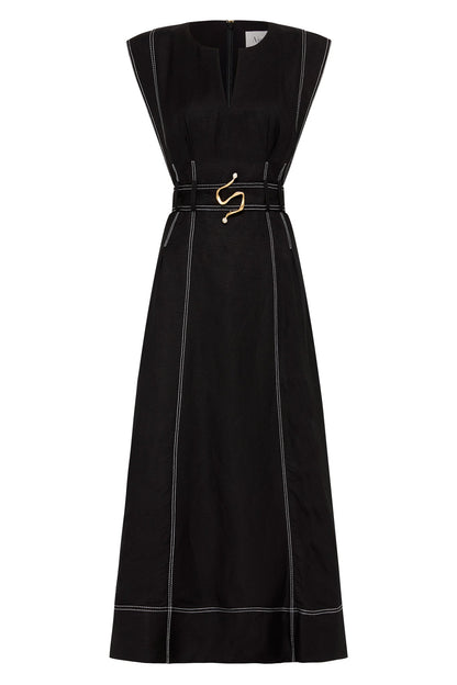 Women Beacon Structured Midi Dress | Aje