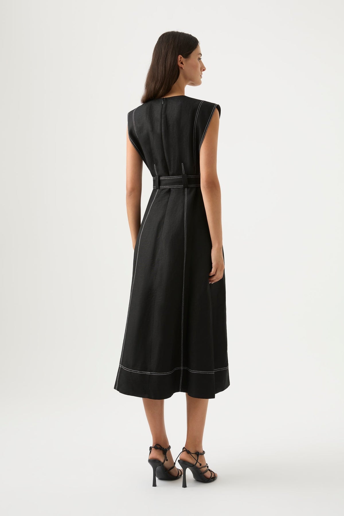 Women Beacon Structured Midi Dress | Aje