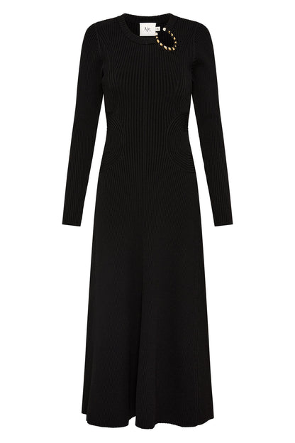 Women Crescent Knit Midi Dress | Aje