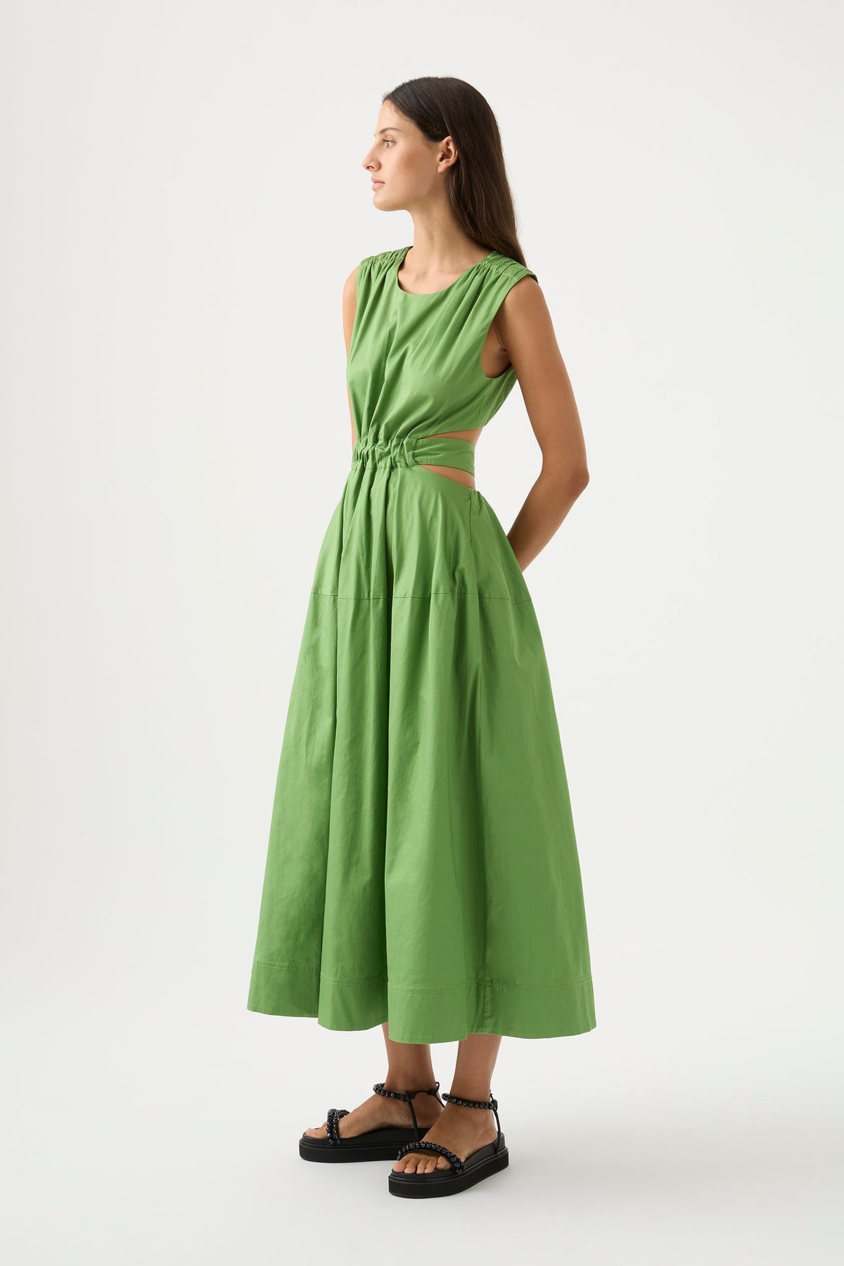 Women Zorina Tie Midi Dress | Aje