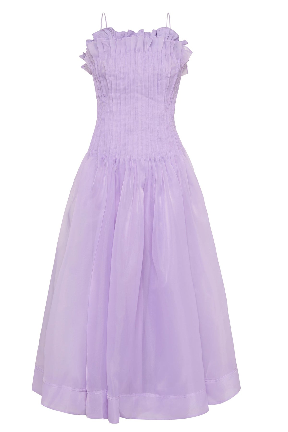 Women Horizon Pintucked Midi Dress | Aje