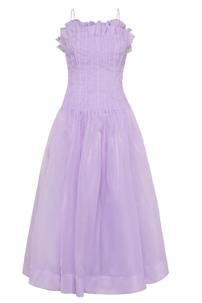 Women Horizon Pintucked Midi Dress | Aje