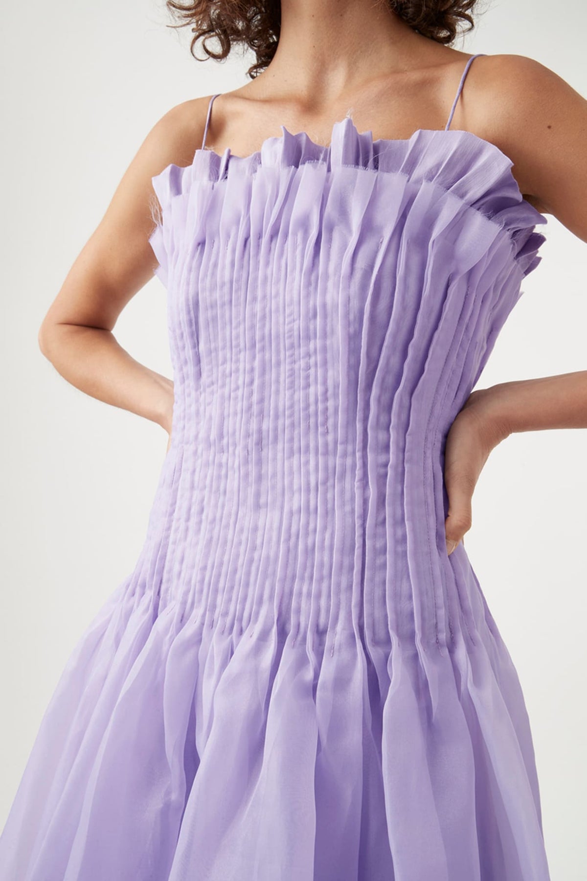Women Horizon Pintucked Midi Dress | Aje