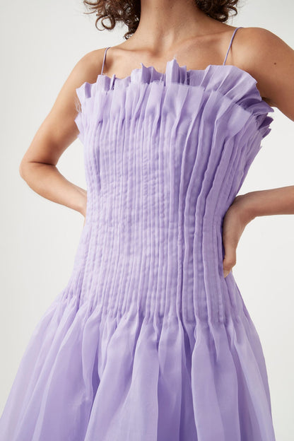 Women Horizon Pintucked Midi Dress | Aje