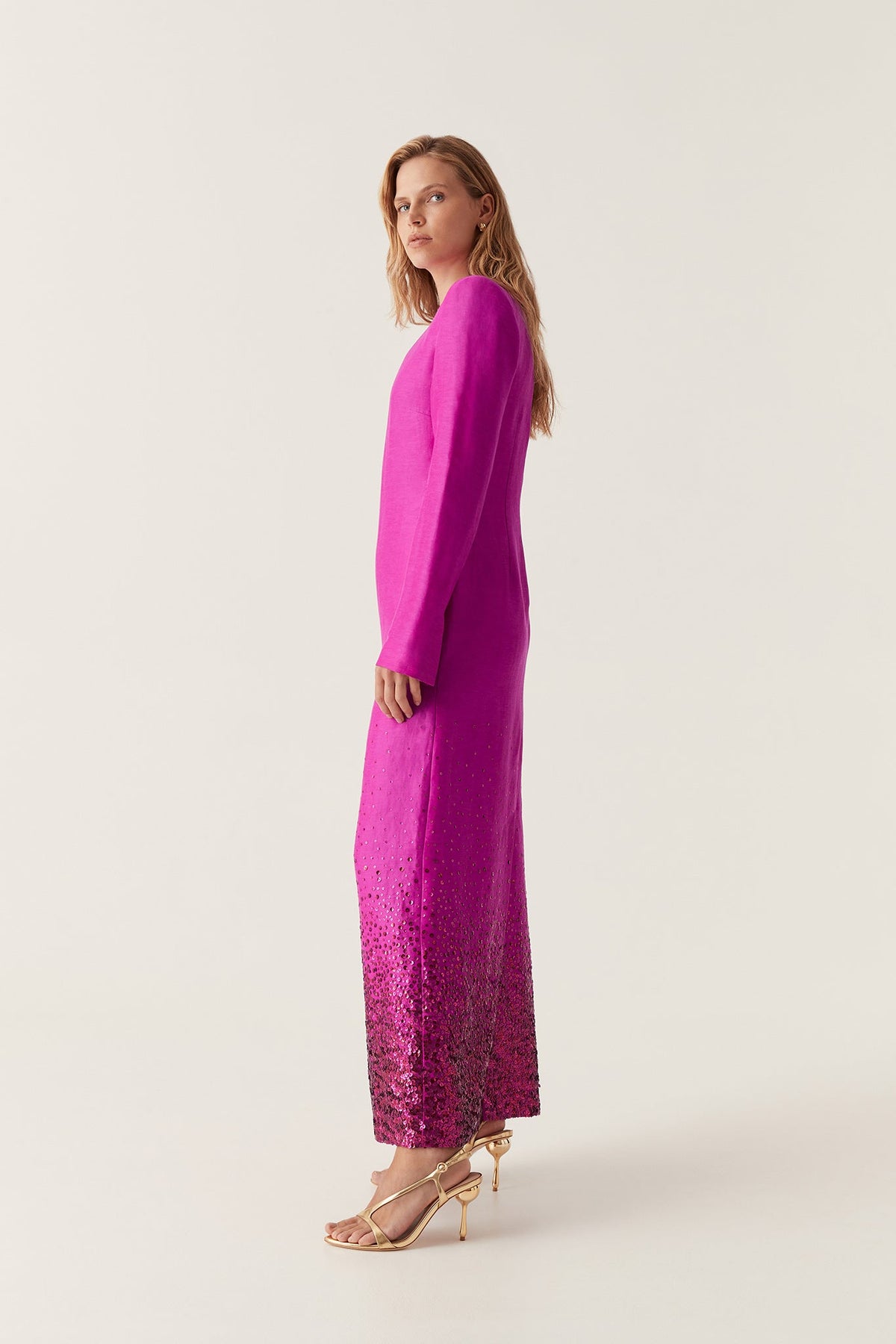 Women Reflection Sequin Maxi Dress | Aje