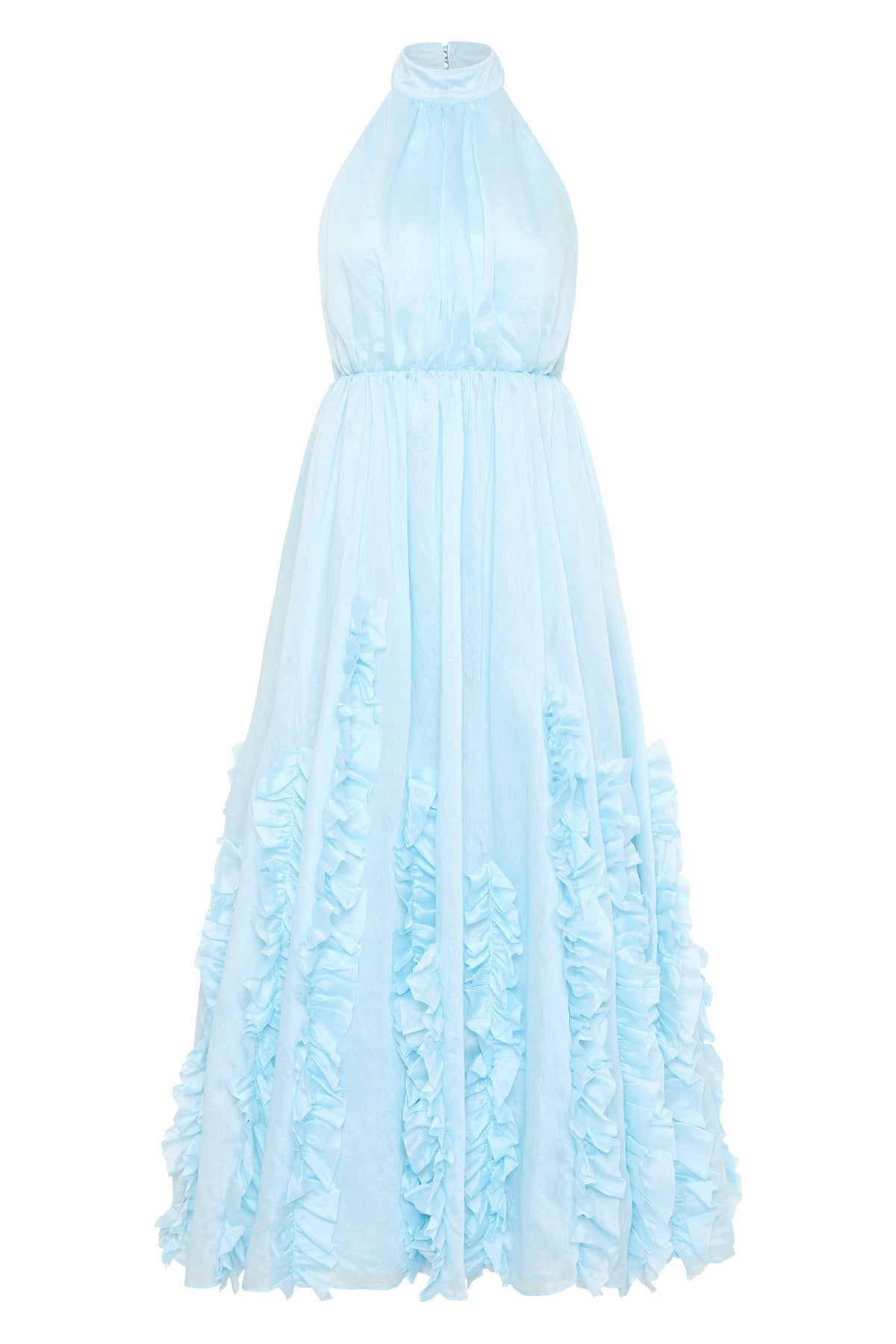 Women Hilma Frill Maxi Halter Dress | Aje