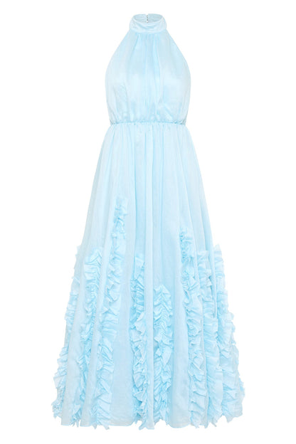 Women Hilma Frill Maxi Halter Dress | Aje