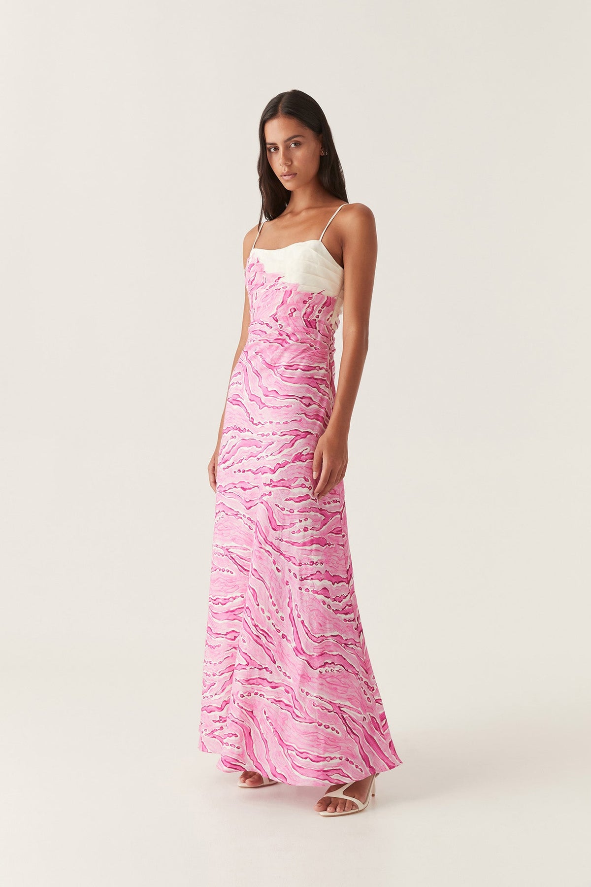 Women Clarice Draped Maxi Dress | Aje