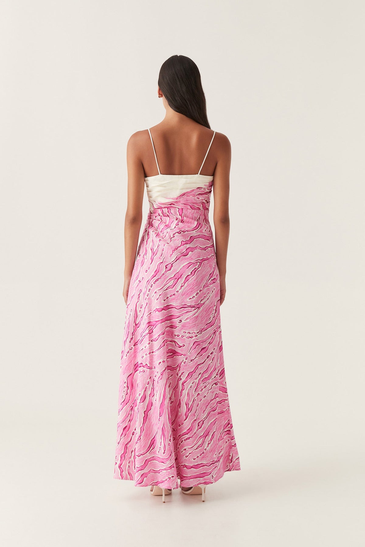 Women Clarice Draped Maxi Dress | Aje