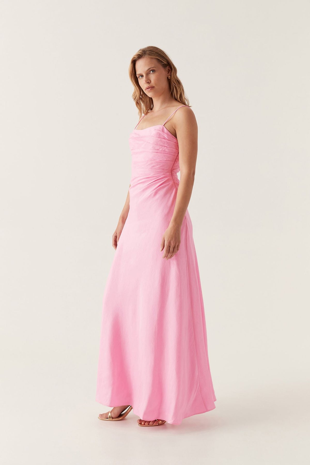Women Clarice Draped Maxi Dress | Aje