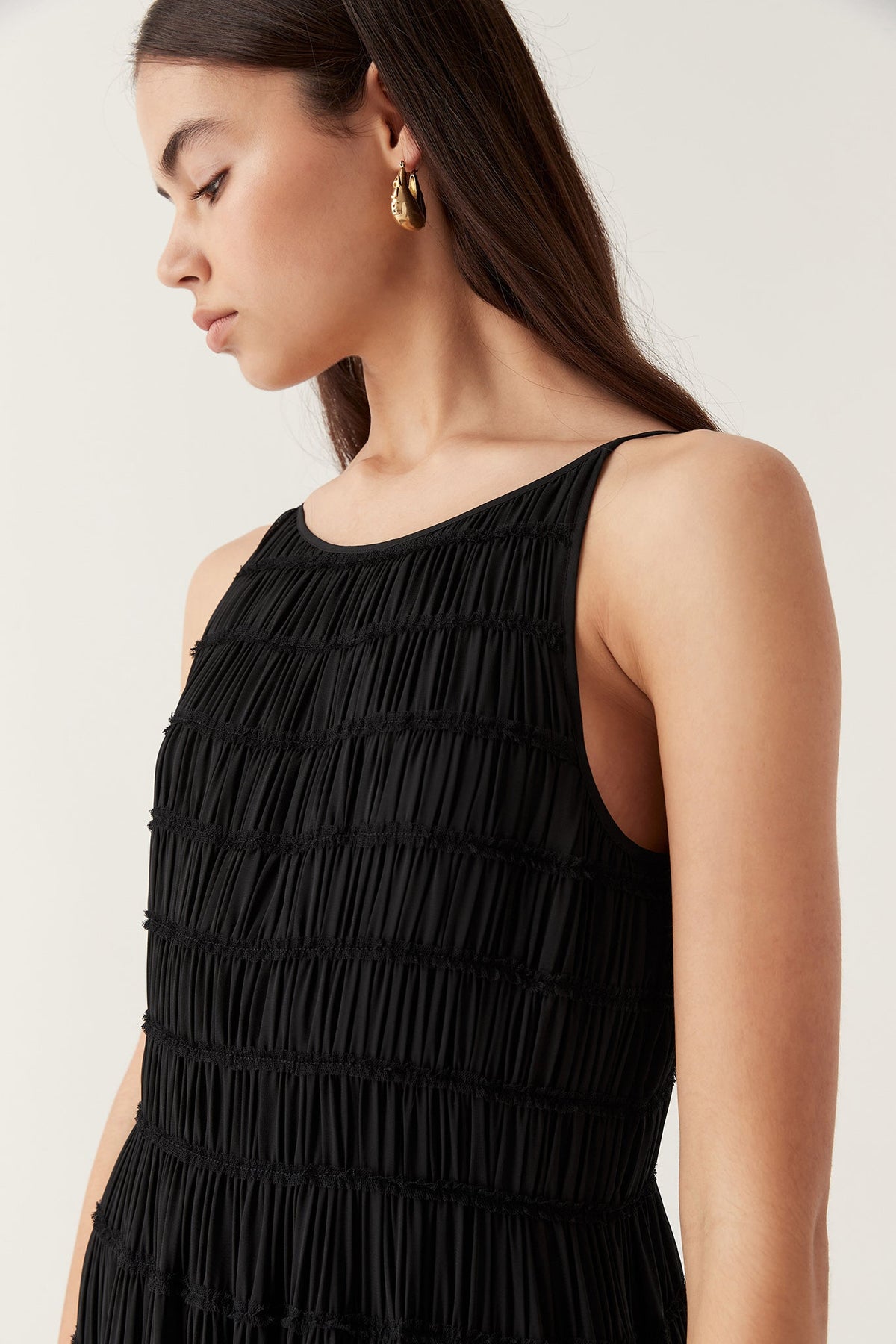 Women Rosewood Ruched Maxi Dress | Aje