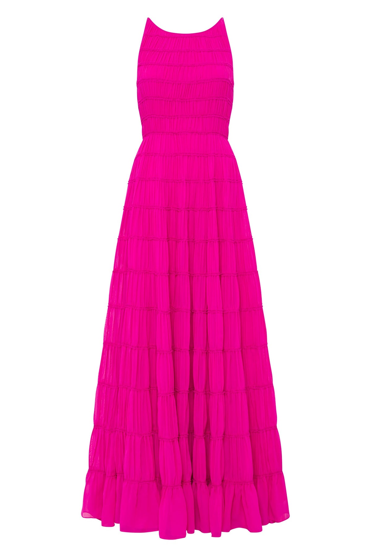 Women Rosewood Ruched Maxi Dress | Aje