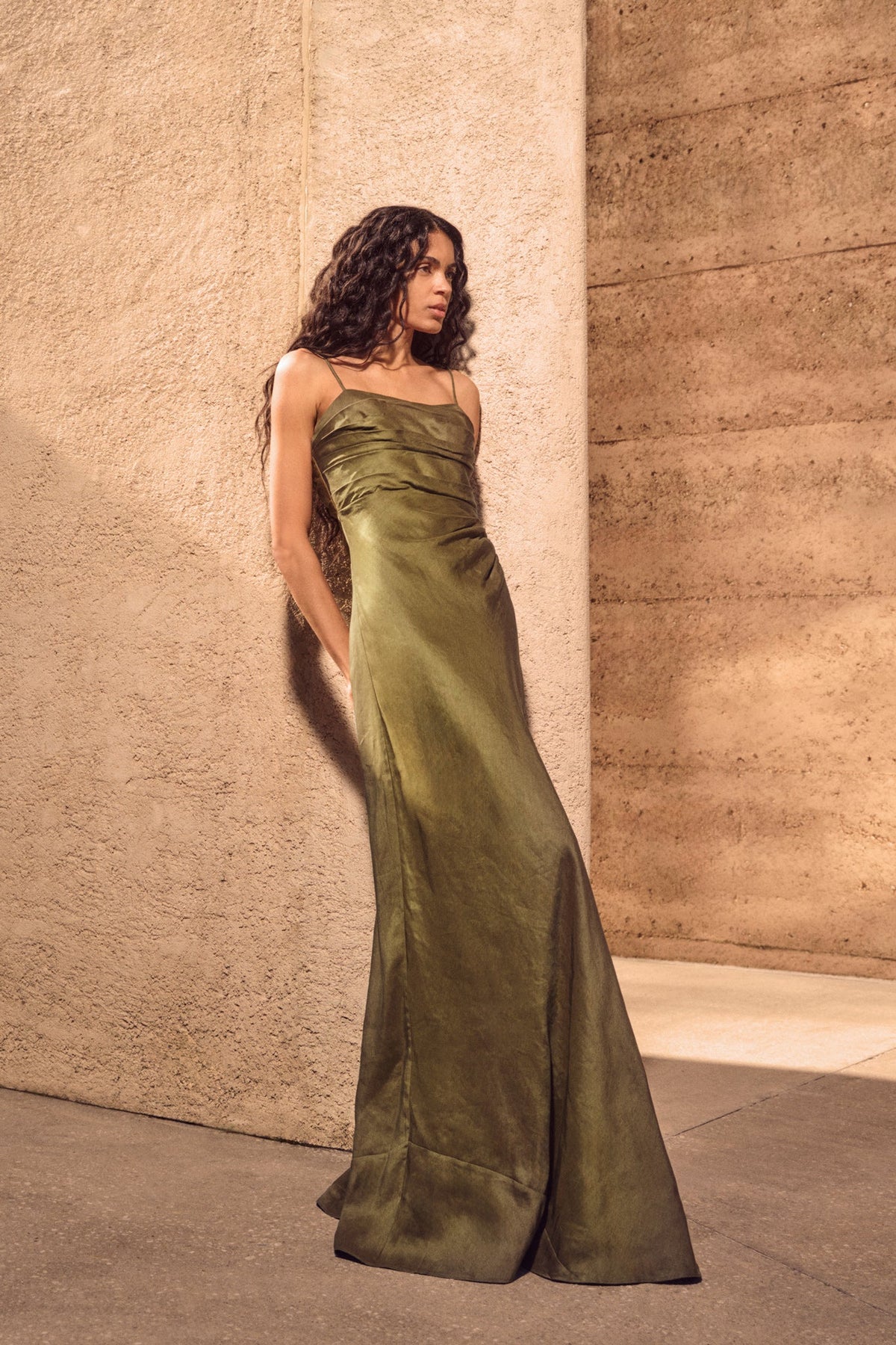 Women Clarice Draped Maxi Dress | Aje