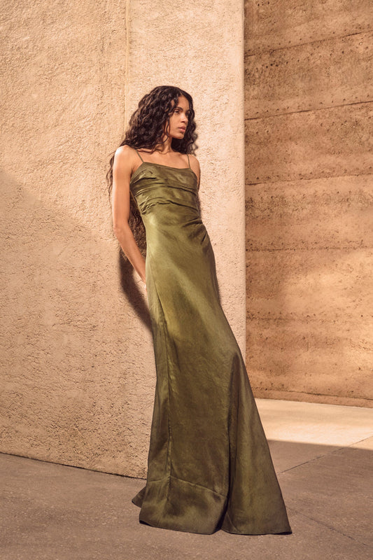 Women Clarice Draped Maxi Dress | Aje