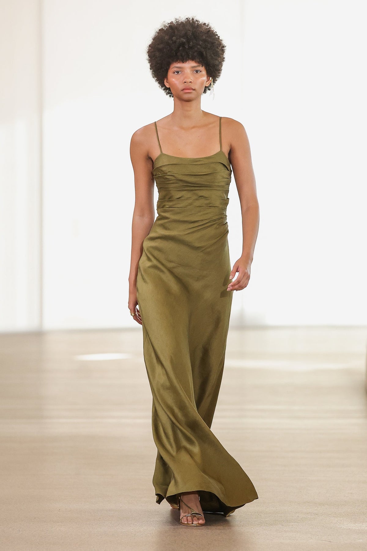 Women Clarice Draped Maxi Dress | Aje