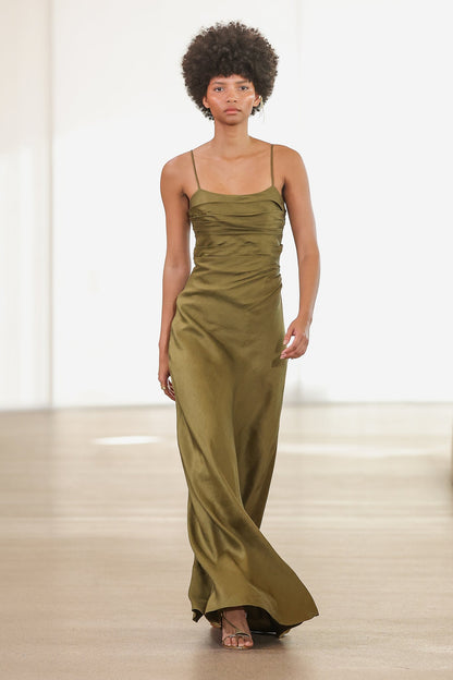Women Clarice Draped Maxi Dress | Aje