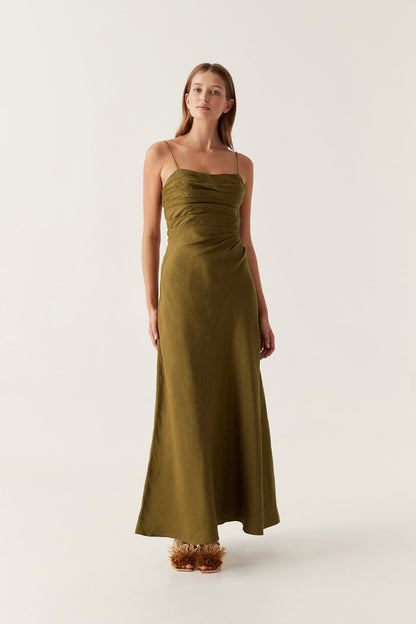 Women Clarice Draped Maxi Dress | Aje