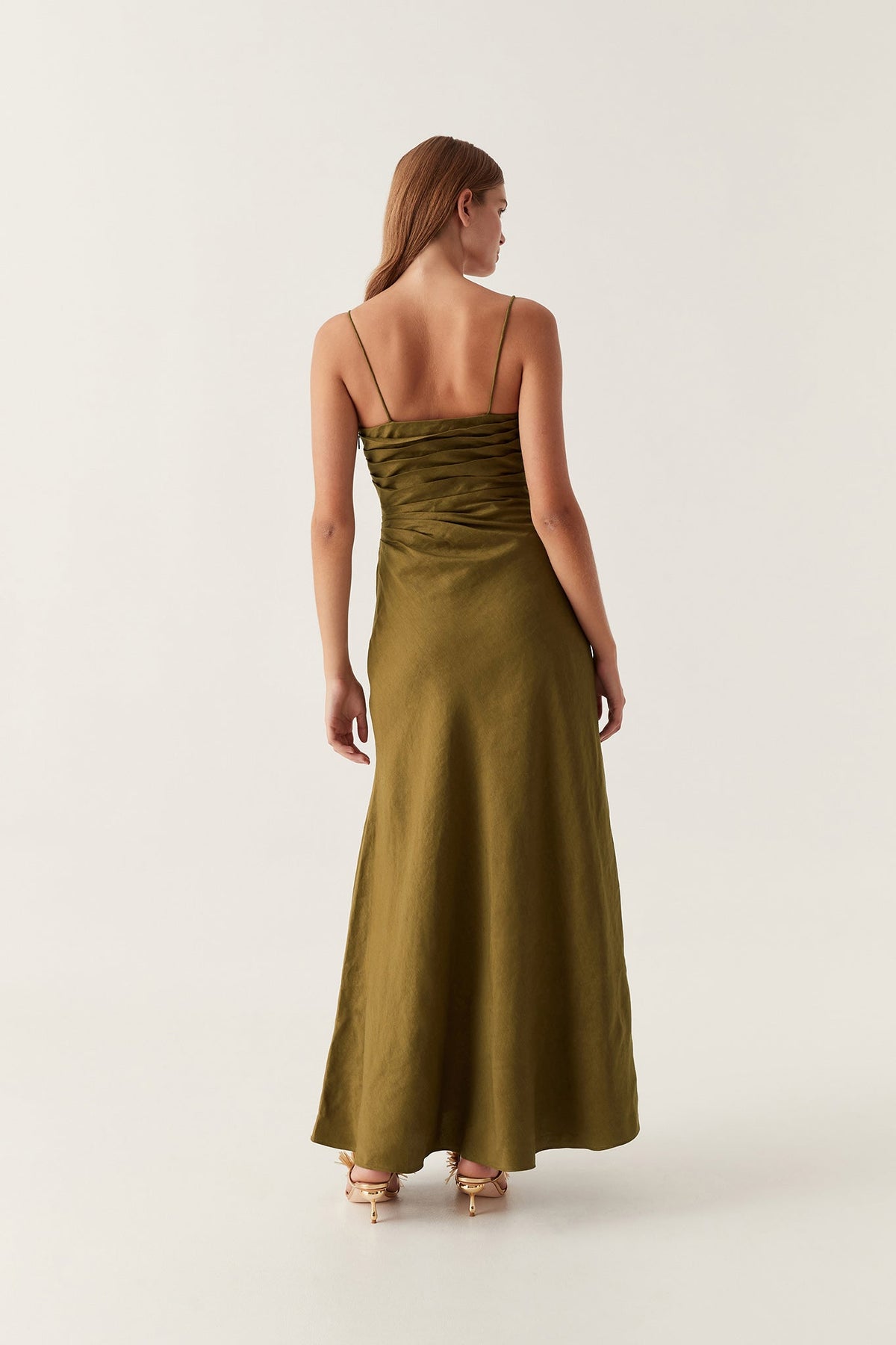 Women Clarice Draped Maxi Dress | Aje