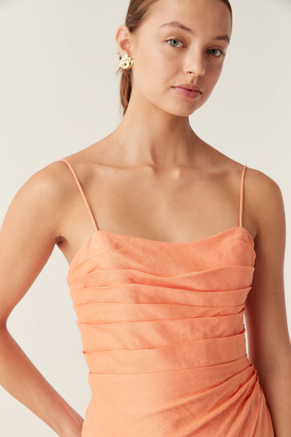 Women Clarice Draped Maxi Dress | Aje