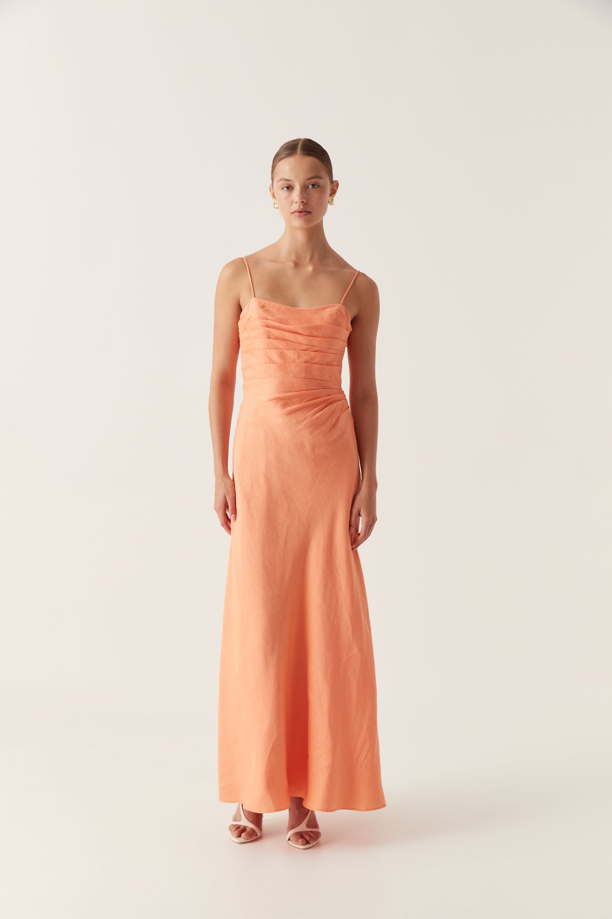 Women Clarice Draped Maxi Dress | Aje