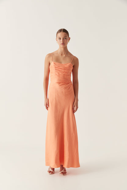 Women Clarice Draped Maxi Dress | Aje