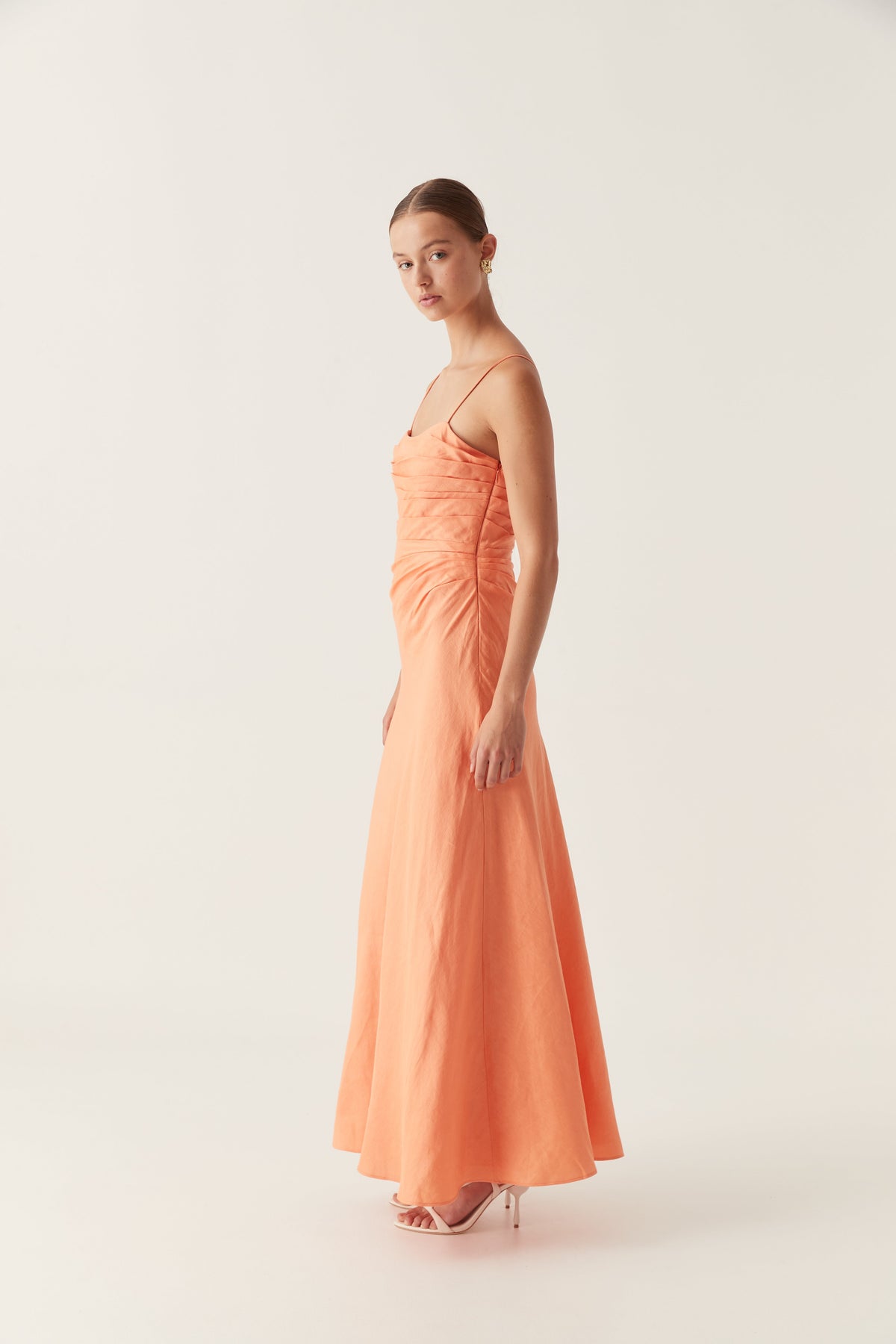Women Clarice Draped Maxi Dress | Aje