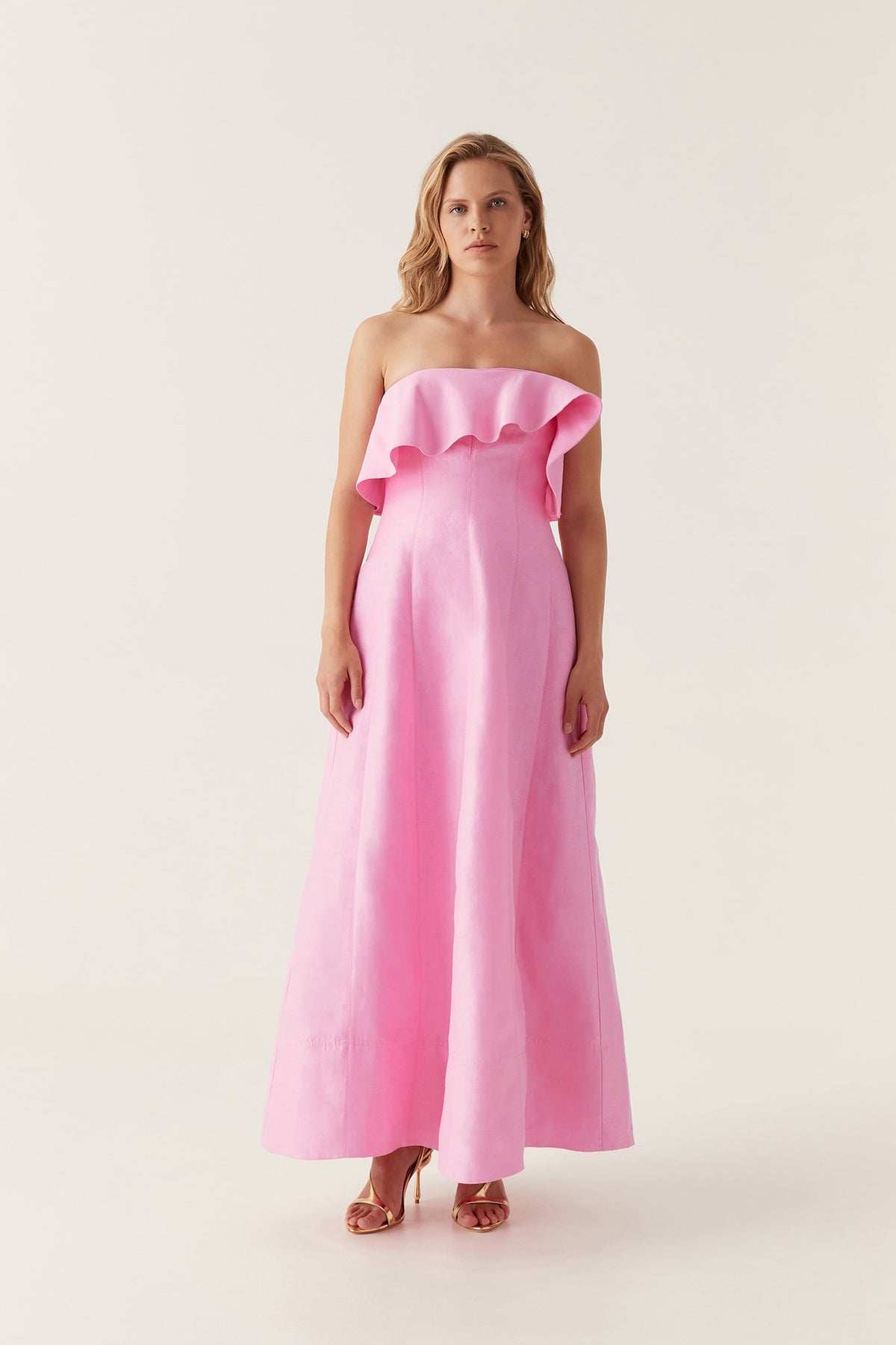 Women Shallows Strapless Gown | Aje