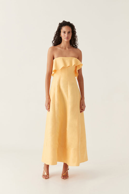 Women Shallows Strapless Gown | Aje