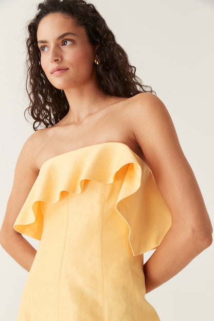 Women Shallows Strapless Gown | Aje