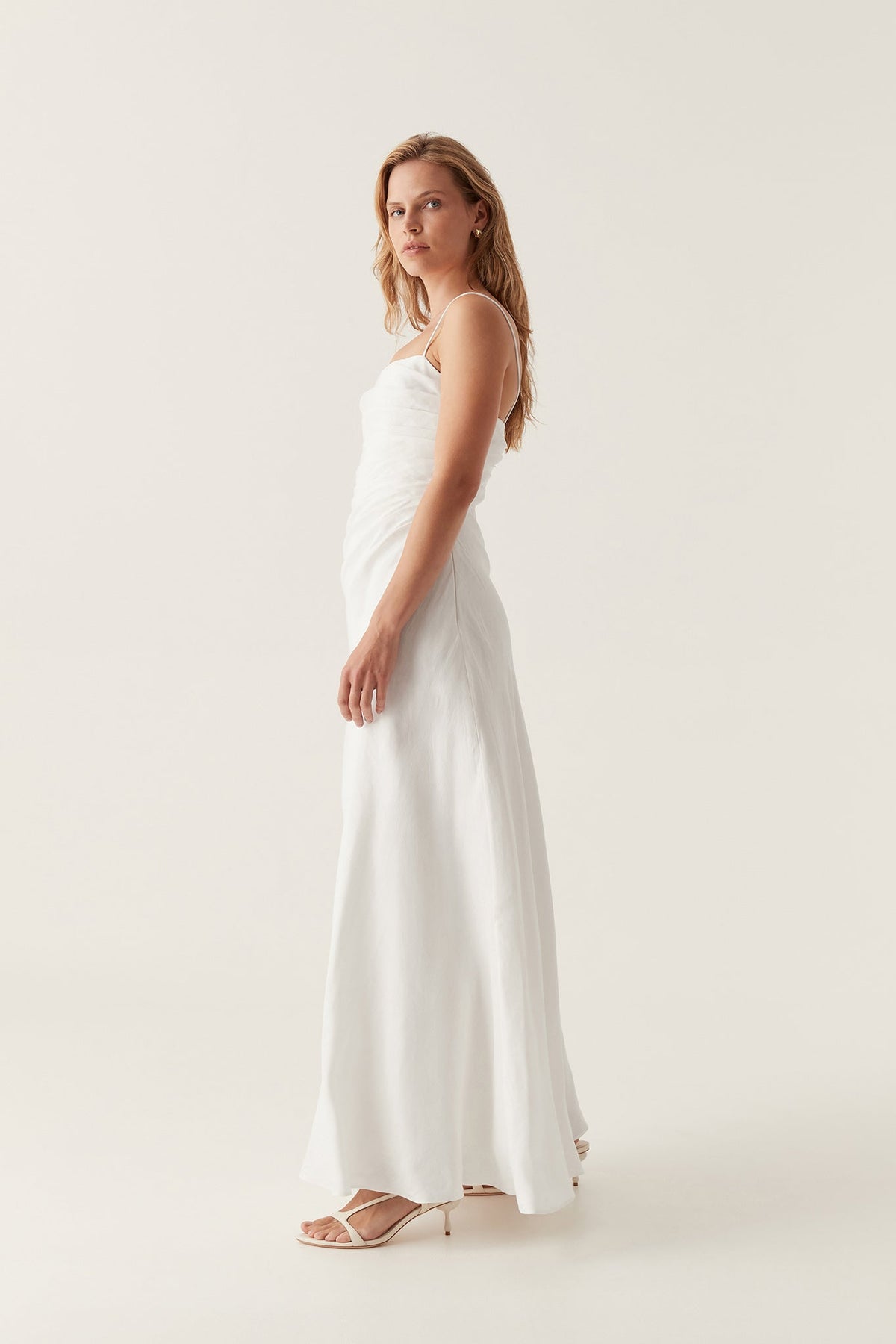 Women Clarice Draped Maxi Dress | Aje