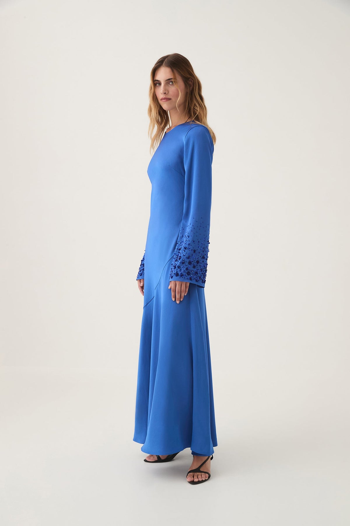 Women Weylyn Sequin Cuff Maxi Dress | Aje