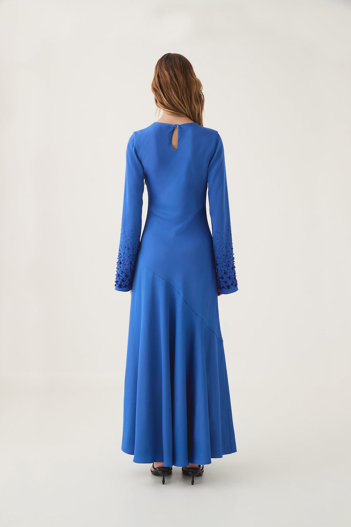 Women Weylyn Sequin Cuff Maxi Dress | Aje