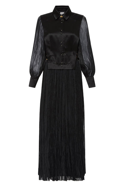 Women Aeriel Bib Front Maxi Dress | Aje