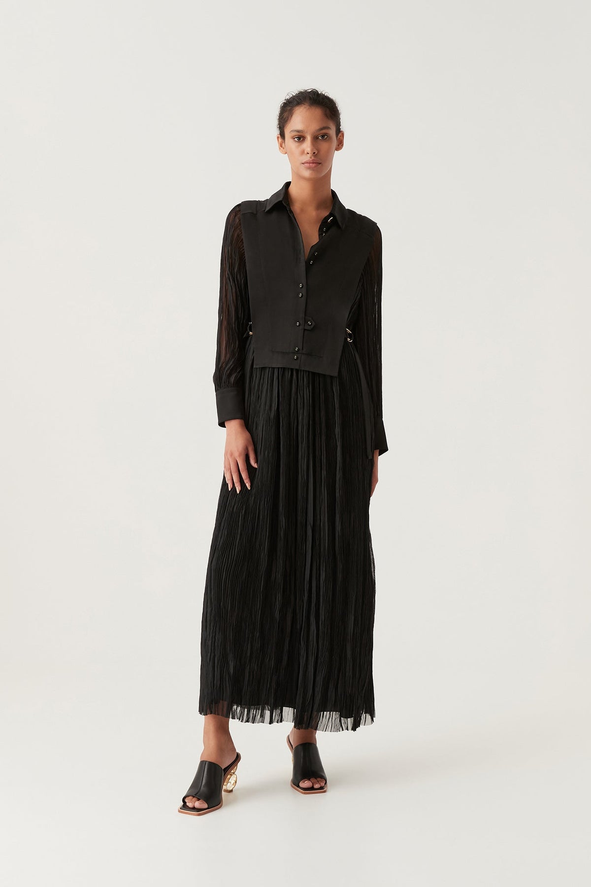 Women Aeriel Bib Front Maxi Dress | Aje