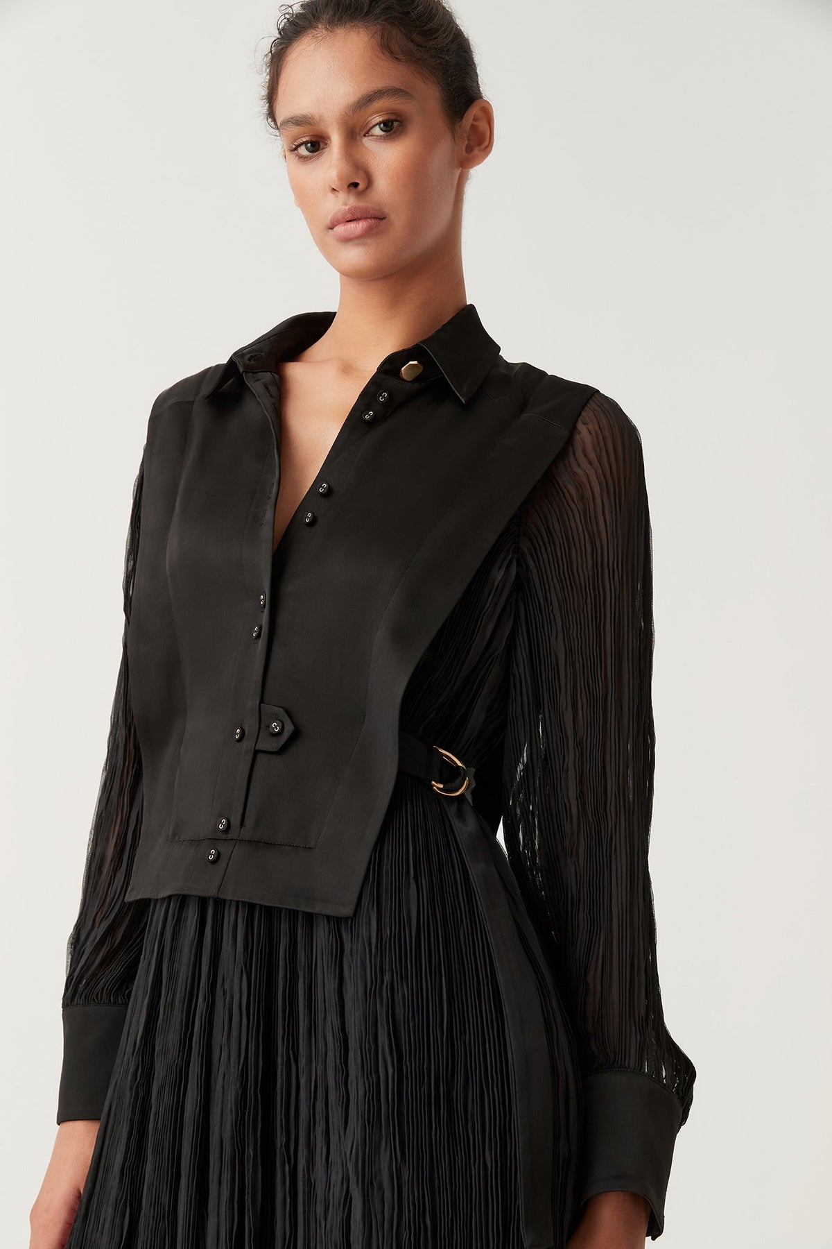 Women Aeriel Bib Front Maxi Dress | Aje